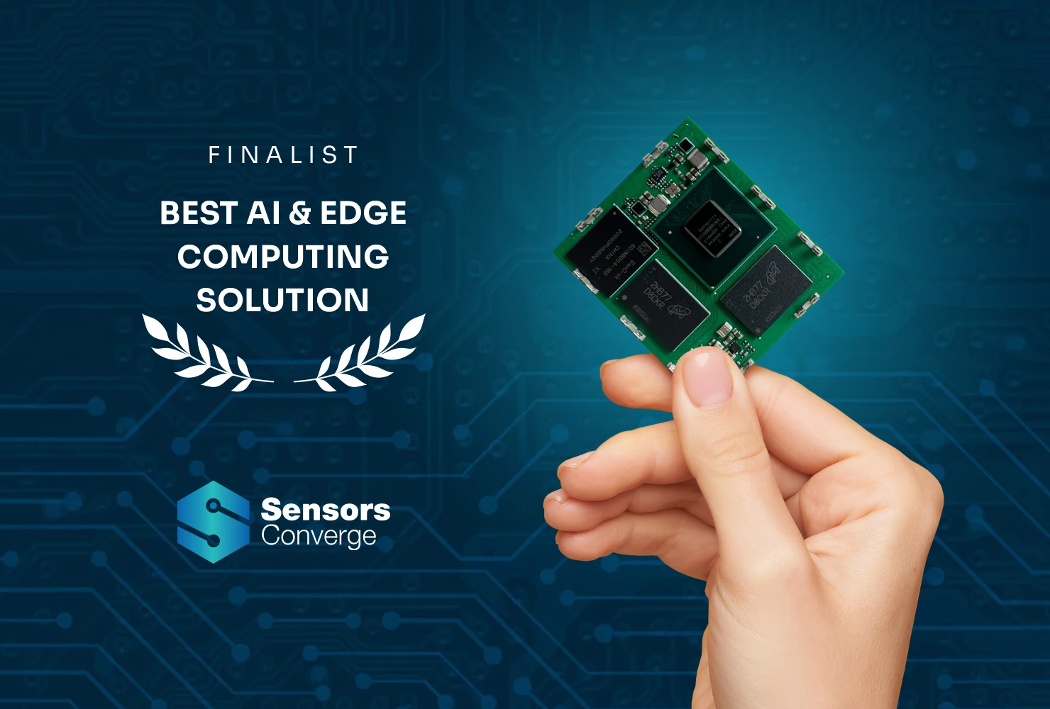Grinn AstraSOM-1680: A Finalist for Best AI & Edge Computing Solution at Sensors Converge Awards